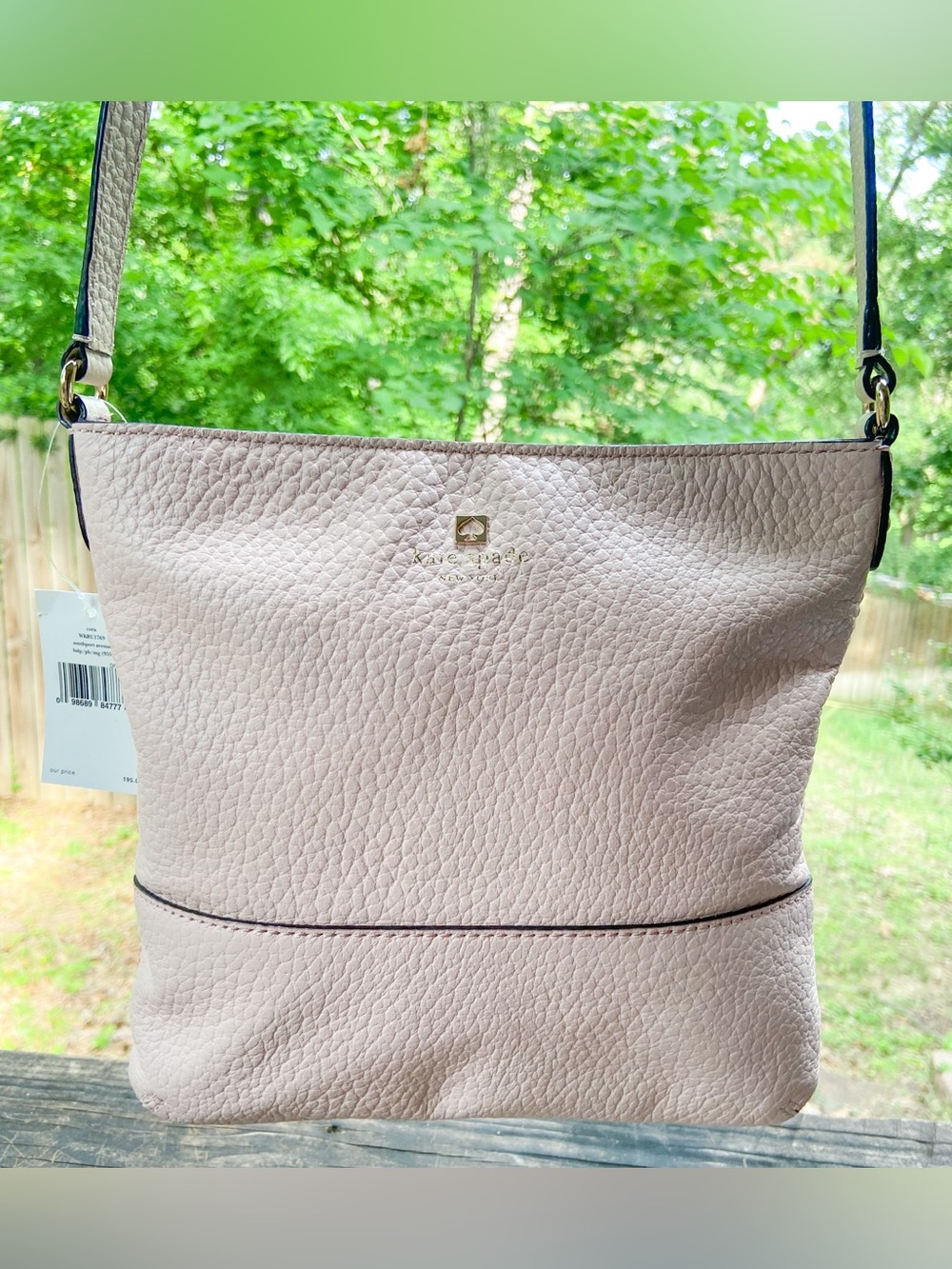 Kate Spade Pink Leather Southport Avenue Cora Crossbody Cottagecore Balletcore